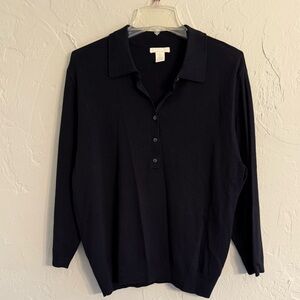 H&M Women's Dark Sweater V-Neck